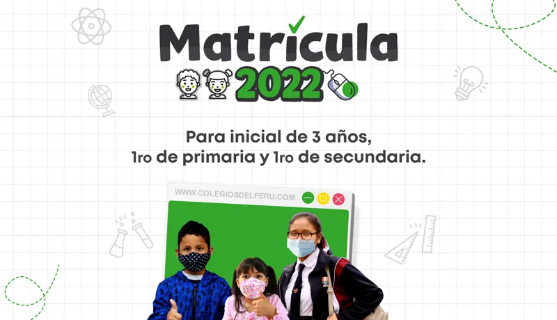Matrícula colegios públicos de Lima 2022
